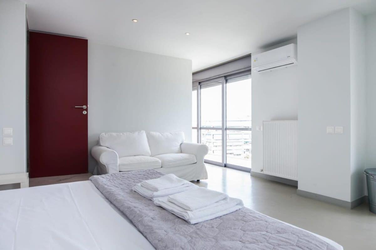 Penthouse With 360 View Of Athens And Private Gym Apartment Bagian luar foto