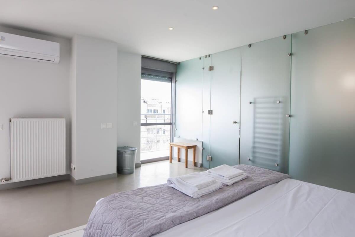 Penthouse With 360 View Of Athens And Private Gym Apartment Bagian luar foto