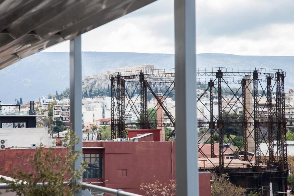 Penthouse With 360 View Of Athens And Private Gym Apartment Bagian luar foto