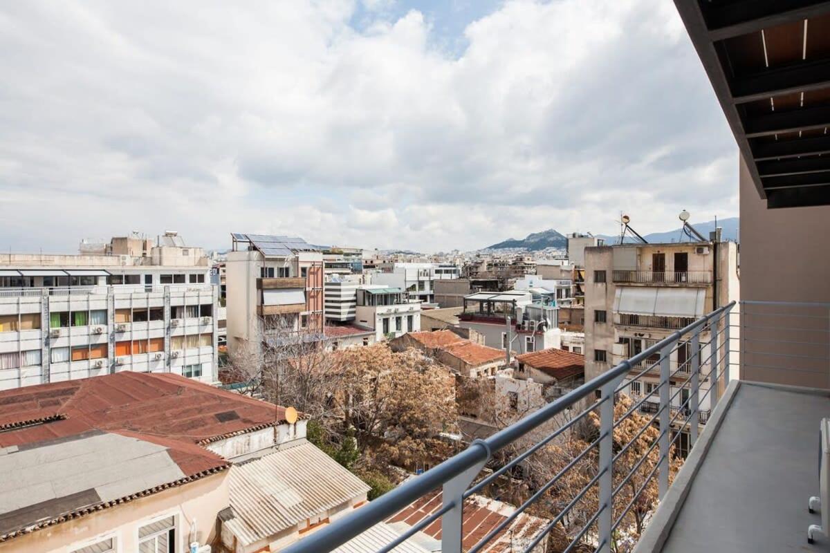Penthouse With 360 View Of Athens And Private Gym Apartment Bagian luar foto