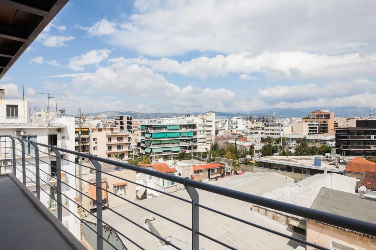 Penthouse With 360 View Of Athens And Private Gym Apartment Bagian luar foto
