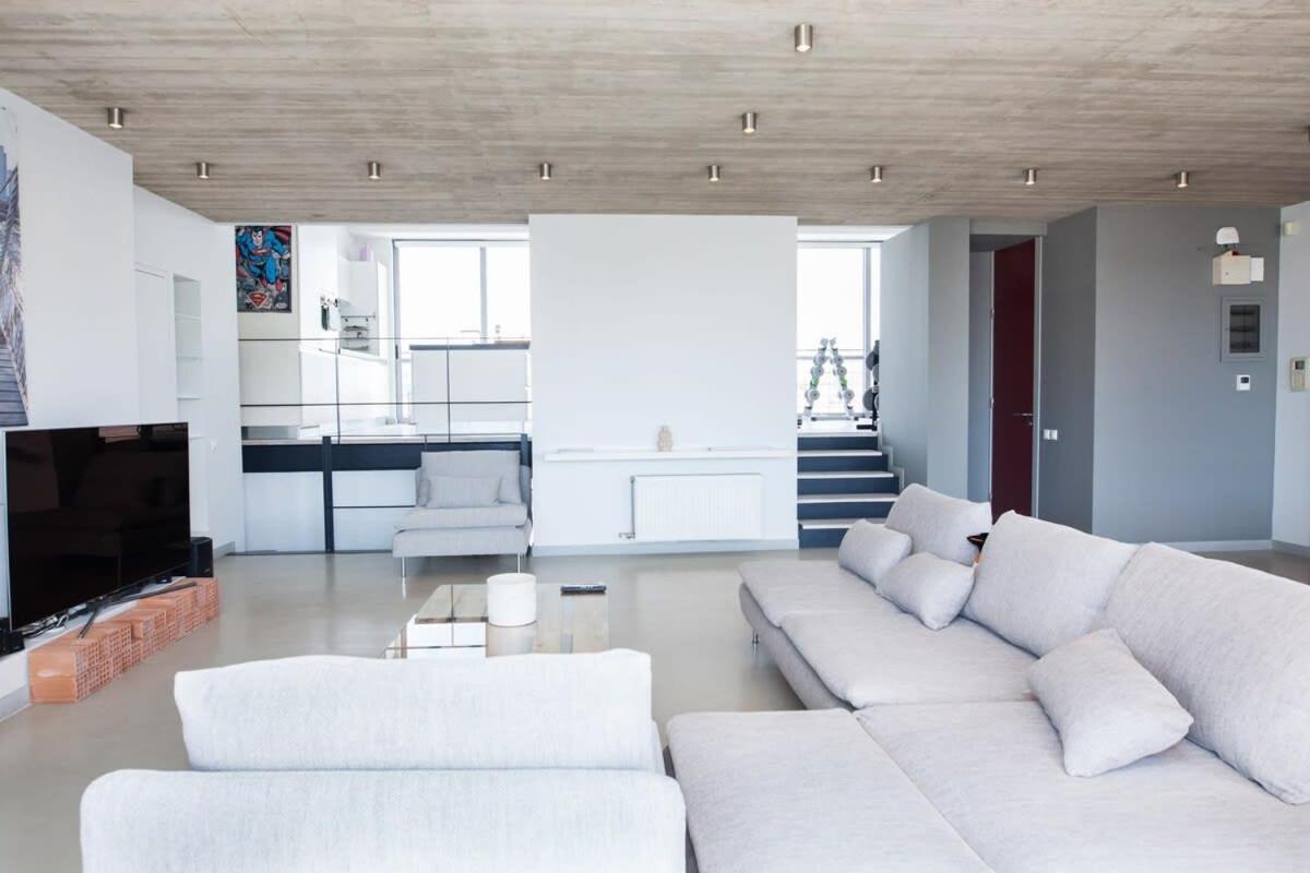 Penthouse With 360 View Of Athens And Private Gym Apartment Bagian luar foto