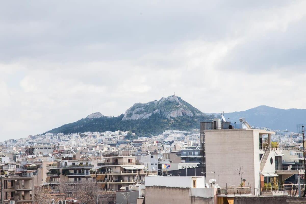Penthouse With 360 View Of Athens And Private Gym Apartment Bagian luar foto